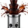 Chocolate Fountain Machine ZEVELOO 4‑Tier Electric Fondue 4‑Pound-5