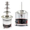 Chocolate Fountain INTBUYING 4‑Tier Stainless Steel Commercial 6.6 lb-5