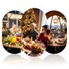 Chocolate Fountain Lallisa 3 Tier Electric with 200 Bamboo Skewers-3