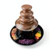 3 Tier Electric Chocolate Fondue Fountain QSADIL 16-Oz Black-2