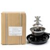 Chocolate Fountain SJXHRFXY 3-Tier Black Stainless Steel 1lb Capacity-8