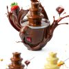 Chocolate Fountain Lallisa 3 Tier Electric with 200 Bamboo Skewers-1