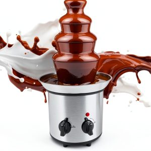 Chocolate Fountain Machine ZEVELOO 4 Tier Stainless Steel 24oz-0