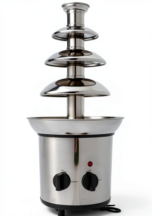 Chocolate Fountain Machine ZEVELOO 4‑Tier Electric Fondue 4‑Pound-0