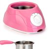 MINI Electric Chocolate Melting Pot, 8.45OZ Chocolate Fondue Fountain, Warmer Machine for Milk Chocolate,Cheese, Butter, Candy-2