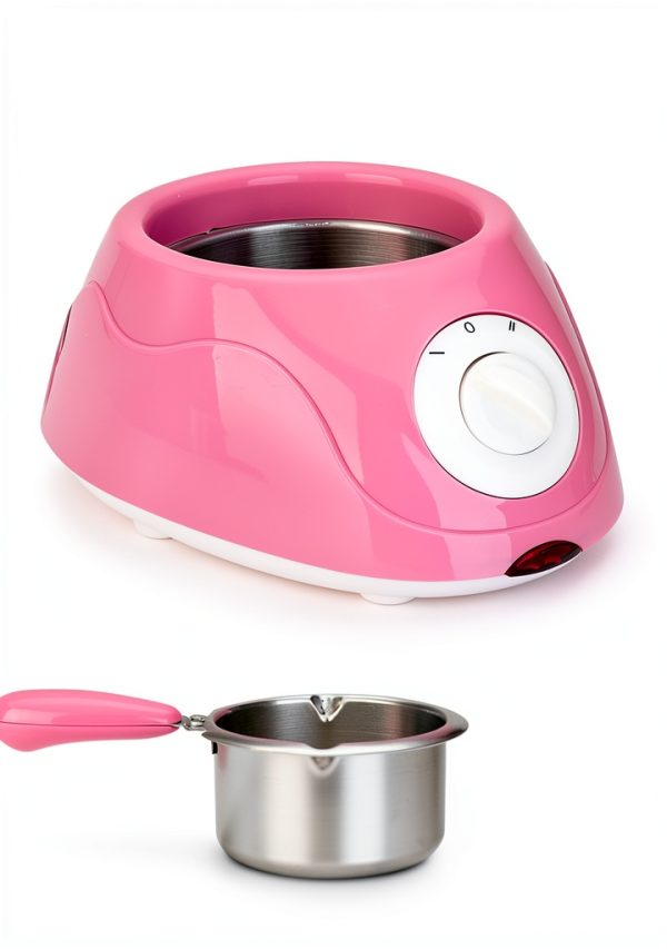 MINI Electric Chocolate Melting Pot, 8.45OZ Chocolate Fondue Fountain, Warmer Machine for Milk Chocolate,Cheese, Butter, Candy-2