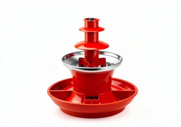 Mini Chocolate Fondue Fountain Outamateur 7.9oz with 6 Forks-1