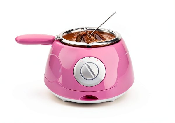 MINI Electric Chocolate Melting Pot, 8.45OZ Chocolate Fondue Fountain, Warmer Machine for Milk Chocolate,Cheese, Butter, Candy-4