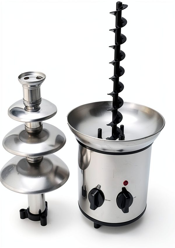 Chocolate Fountain Machine ZEVELOO 4‑Tier Electric Fondue 4‑Pound-3