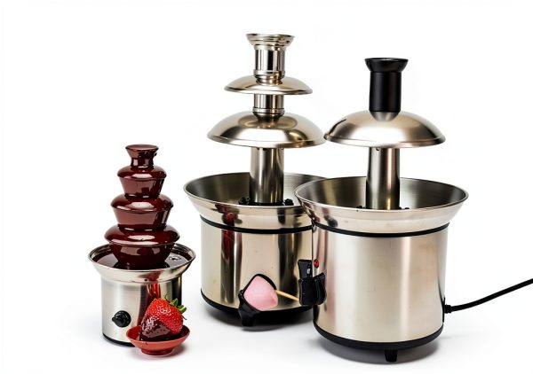 Chocolate Fountain Machine ZEVELOO 4‑Tier Electric Fondue 4‑Pound-4