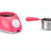 MINI Electric Chocolate Melting Pot, 8.45OZ Chocolate Fondue Fountain, Warmer Machine for Milk Chocolate,Cheese, Butter, Candy-1