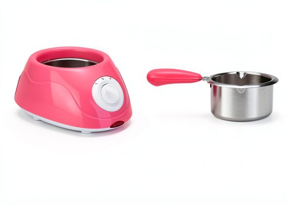 MINI Electric Chocolate Melting Pot, 8.45OZ Chocolate Fondue Fountain, Warmer Machine for Milk Chocolate,Cheese, Butter, Candy-1