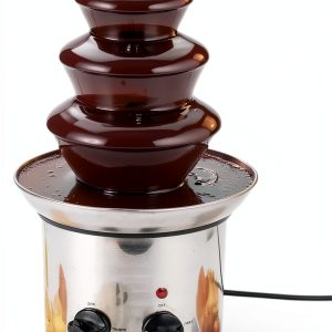 Chocolate Fountain 4 Tier MariageTL Stainless Steel Party Fondue 60oz-0