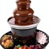 Three-Tier Electric Chocolate Fountain by KIOMGLESHOP 1‑Pound Capacity-0