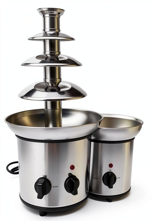 Chocolate Fountain 4 Tier MariageTL Stainless Steel Party Fondue 60oz-5