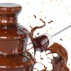 Chocolate Fountain SJXHRFXY 3-Tier Black Stainless Steel 1lb Capacity-5