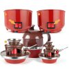 Mini Chocolate Fondue Fountain Outamateur 7.9oz with 6 Forks-2