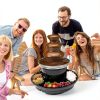 Chocolate Fountain SJXHRFXY 3-Tier Black Stainless Steel 1lb Capacity-3