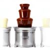 Chocolate Fountain Sephra THE LEGEND 19" 6lb Stainless Steel-4