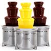 Chocolate Fountain Sephra THE LEGEND 19" 6lb Stainless Steel-3