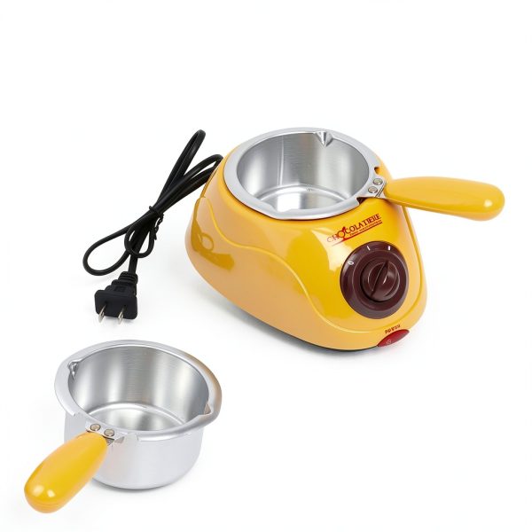 Chocolate Melting Pot Kit GourmetPro Electric Maker Dual 8.8oz Pots-4