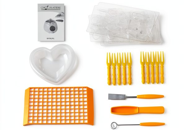 Chocolate Melting Pot Kit GourmetPro Electric Maker Dual 8.8oz Pots-2