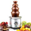 Chocolate Fountain Machine 4-Tier Fondue CFF-ME Stainless Design-3