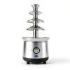 Chocolate Fountain Machine 4-Tier Fondue CFF-ME Stainless Design-1
