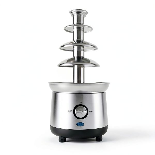 Chocolate Fountain Machine 4-Tier Fondue CFF-ME Stainless Design-1
