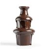 MINI Chocolate Fountain Machine Electric Chocolate Fondue Fountain Machine Stainless Steel for Chocolate Candy Butter Cheese-3