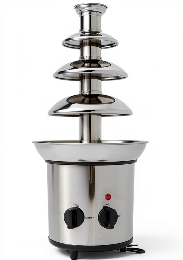 Chocolate Fountain Machine ZEVELOO 4‑Tier Stainless 4‑Pound Capacity-0