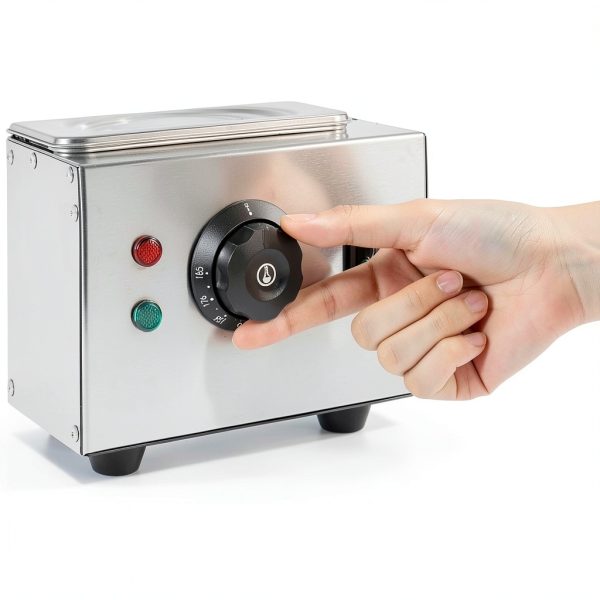 Chocolate Tempering Machine WICHEMI 2‑Tank 9lb Stainless Steel Melter-2