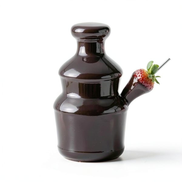 MINI Chocolate Fountain Machine Electric Chocolate Fondue Fountain Machine Stainless Steel for Chocolate Candy Butter Cheese-2