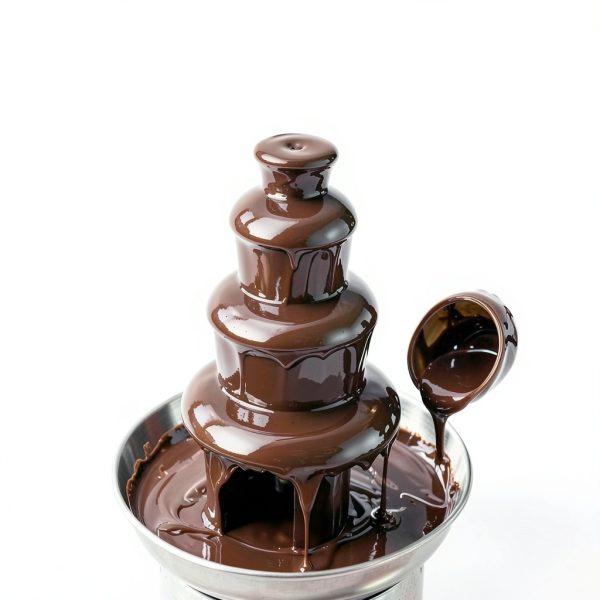 Chocolate Fountain Machine QKLPQ001 4‑Tier Stainless Steel 4‑Pound-5