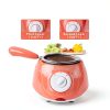 Chocolate Melting Pot Electric Fondue Kit 8.8oz with Temp Control-2