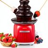 Chocolate Fountain Reemix 3 Tier Stainless Steel Machine Red-0
