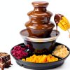 Cheuraivee 3 Tier Chocolate Fountain Machine – 40W Steel, 1lb Capacity-0