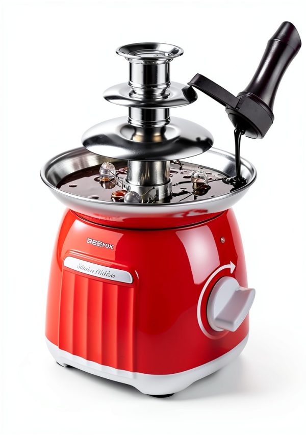 Chocolate Fountain Reemix 3 Tier Stainless Steel Machine Red-2