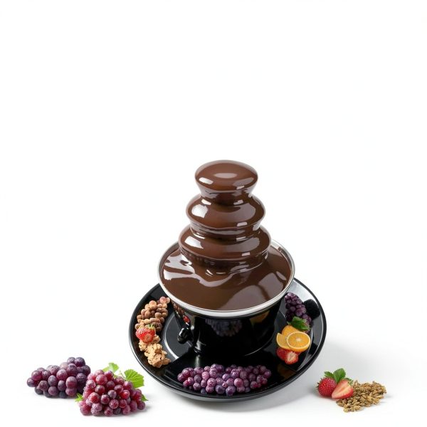 Cheuraivee 3 Tier Chocolate Fountain Machine – 40W Steel, 1lb Capacity-8