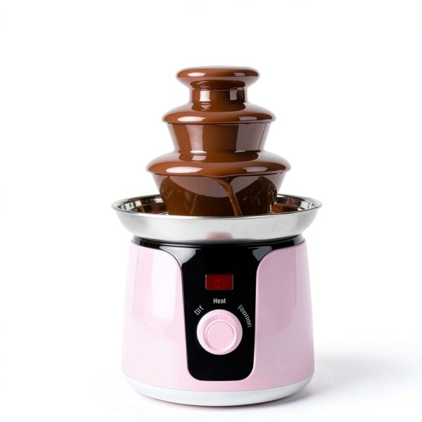 3 Tier Electric Chocolate Fountain 13oz Stainless Steel Tower 400ml-2