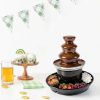 Cheuraivee 3 Tier Chocolate Fountain Machine – 40W Steel, 1lb Capacity-7