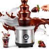 Chocolate Fountain Machine 4-Tier Fondue CFF-ME Stainless Design-0