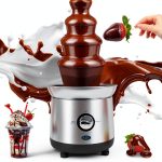Chocolate Fountain Machine 4-Tier Fondue CFF-ME Stainless Design-0