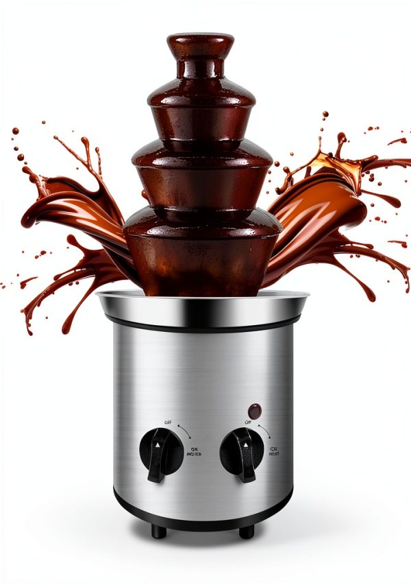 Chocolate Fountain Machine ZEVELOO 4‑Tier Stainless 4‑Pound Capacity-6