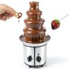 Chocolate Fountain Machine QKLPQ001 4‑Tier Stainless Steel 4‑Pound-7
