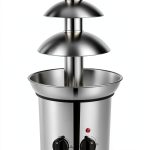 Chocolate Fountain Machine QKLPQ001 4‑Tier Stainless Steel 4‑Pound-0