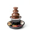 Cheuraivee 3 Tier Chocolate Fountain Machine – 40W Steel, 1lb Capacity-6