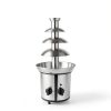 Chocolate Fountain Machine QKLPQ001 4‑Tier Stainless Steel 4‑Pound-4
