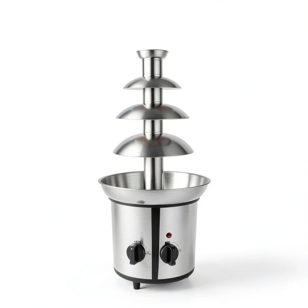 Chocolate Fountain Machine QKLPQ001 4‑Tier Stainless Steel 4‑Pound-4